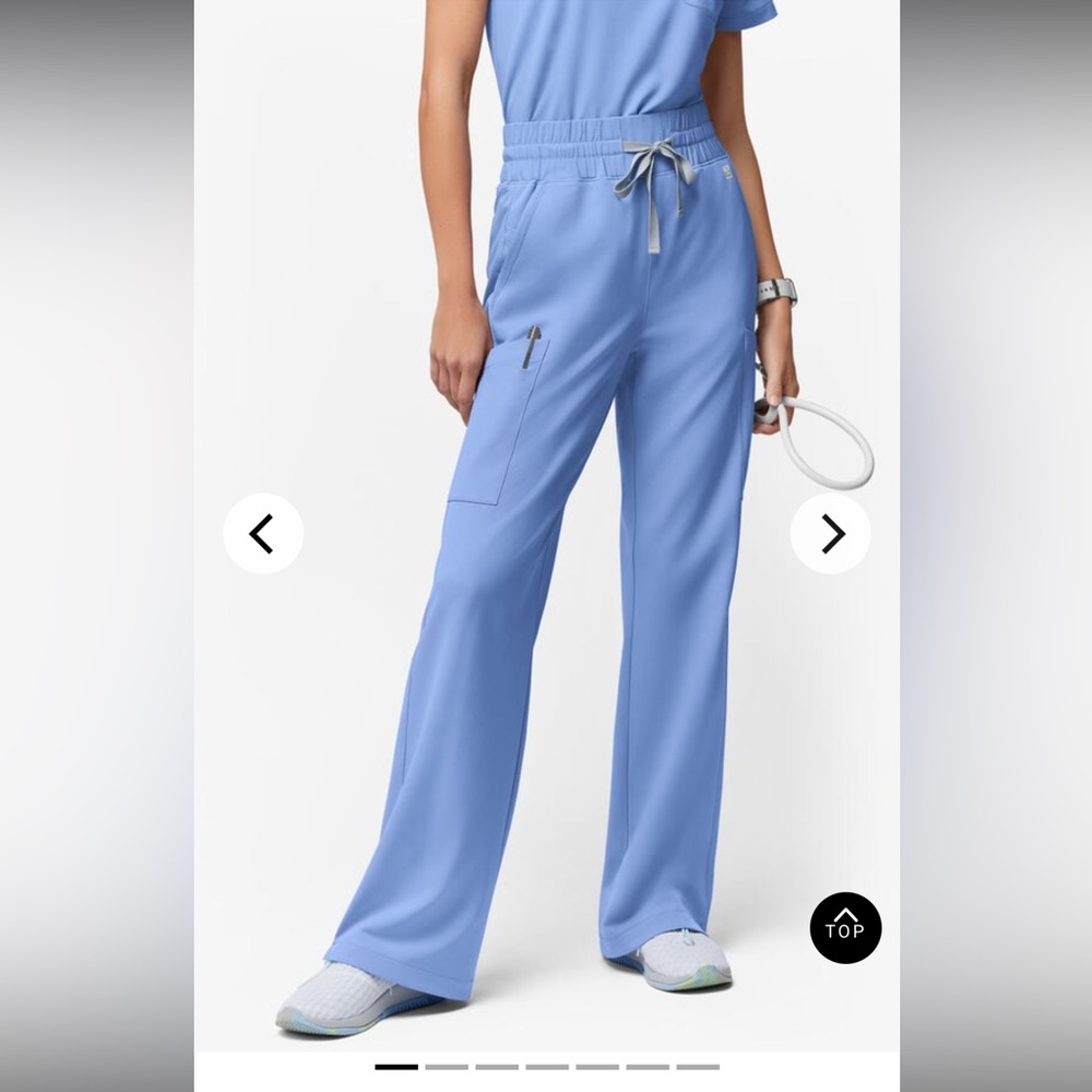 ReSurge Crystal Women’s High Waisted Wide Leg Scrub Pant